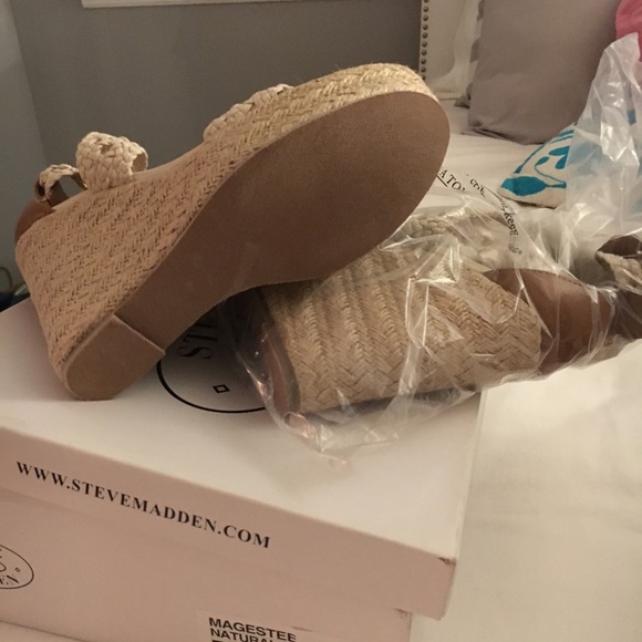 NEW! Steve Madden Magestee Wedge Sandals 7.5 - Picture 5 of 5